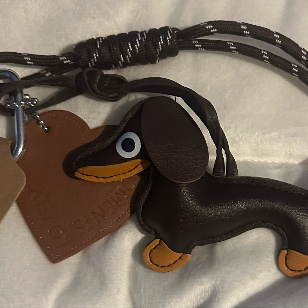 Brown Dachshund Kids Bag Charm - Picture 5 of 5
